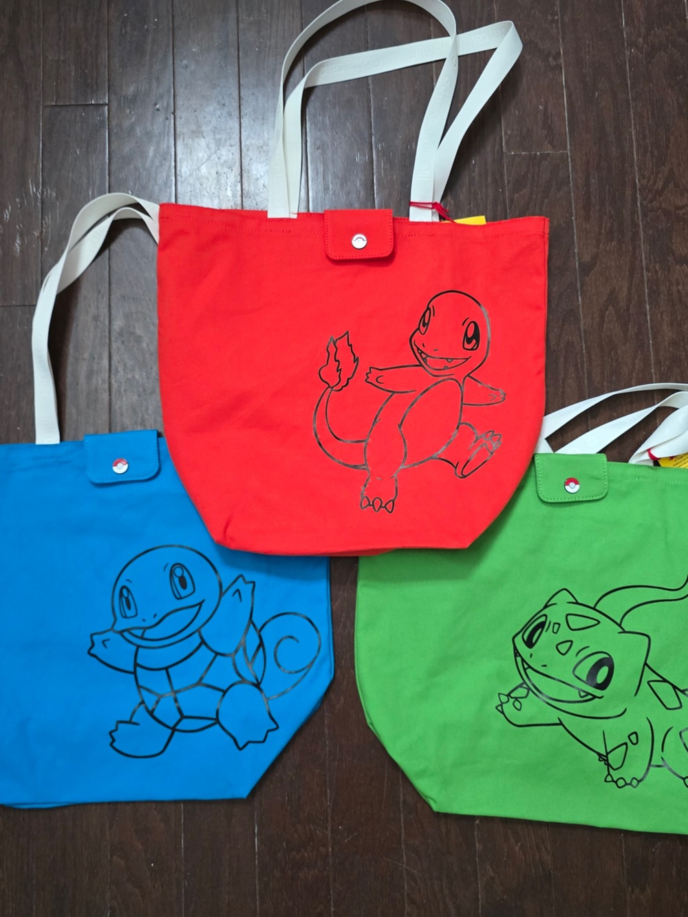 NWT Pokemon x Target Reusable Tote Bag 30th Anniversary 3 bags